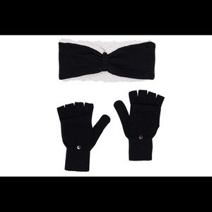 Bearpaw Headband & Pop-Top Glove Duo